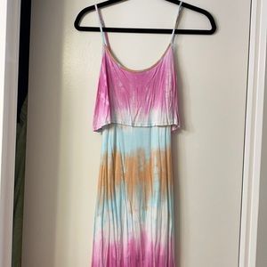 LuLu’s Tie dye maxi dress